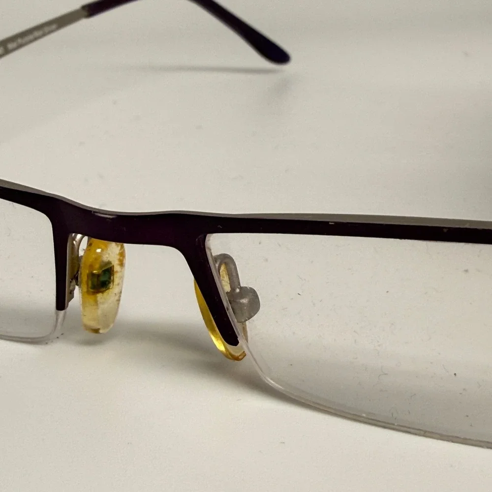Firenze Arctic Eyeglasses Mat Purple‎ Mat Silver 49-18-145 Half Rim Frames